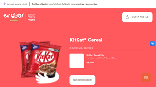 Experimente Grtis O Novo Kitkat Cereal Da Nestl